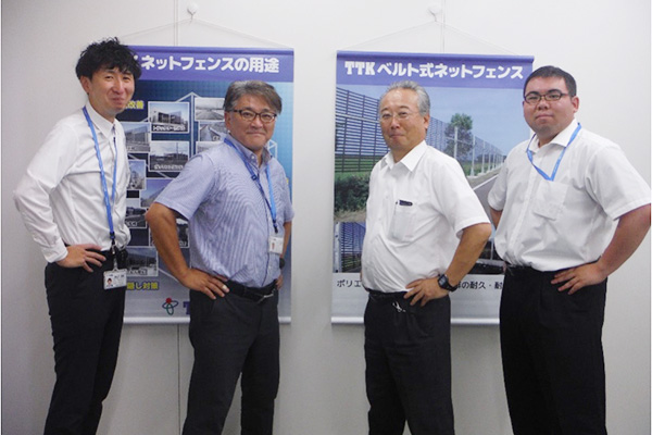 TTKフェンス事業の新メンバーの画像